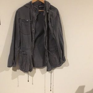 Grey jean jacket